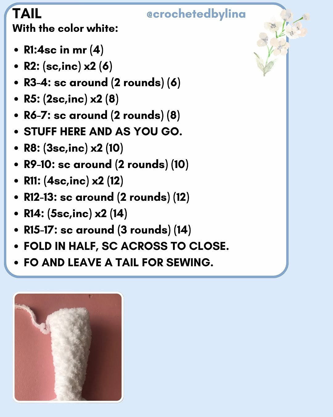 Crochet Pattern for Adorable Light Fury Dragon Toy