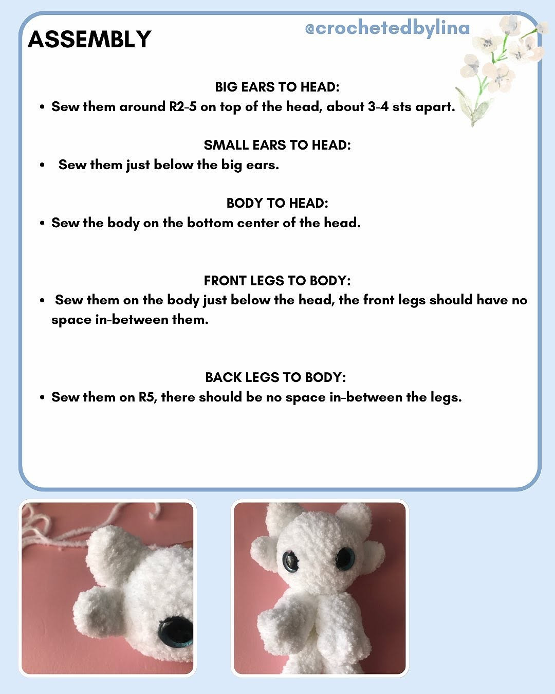 Crochet Pattern for Adorable Light Fury Dragon Toy