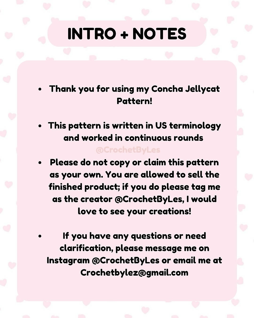 Crochet Pattern for Cute Concha JellyCat Plushie