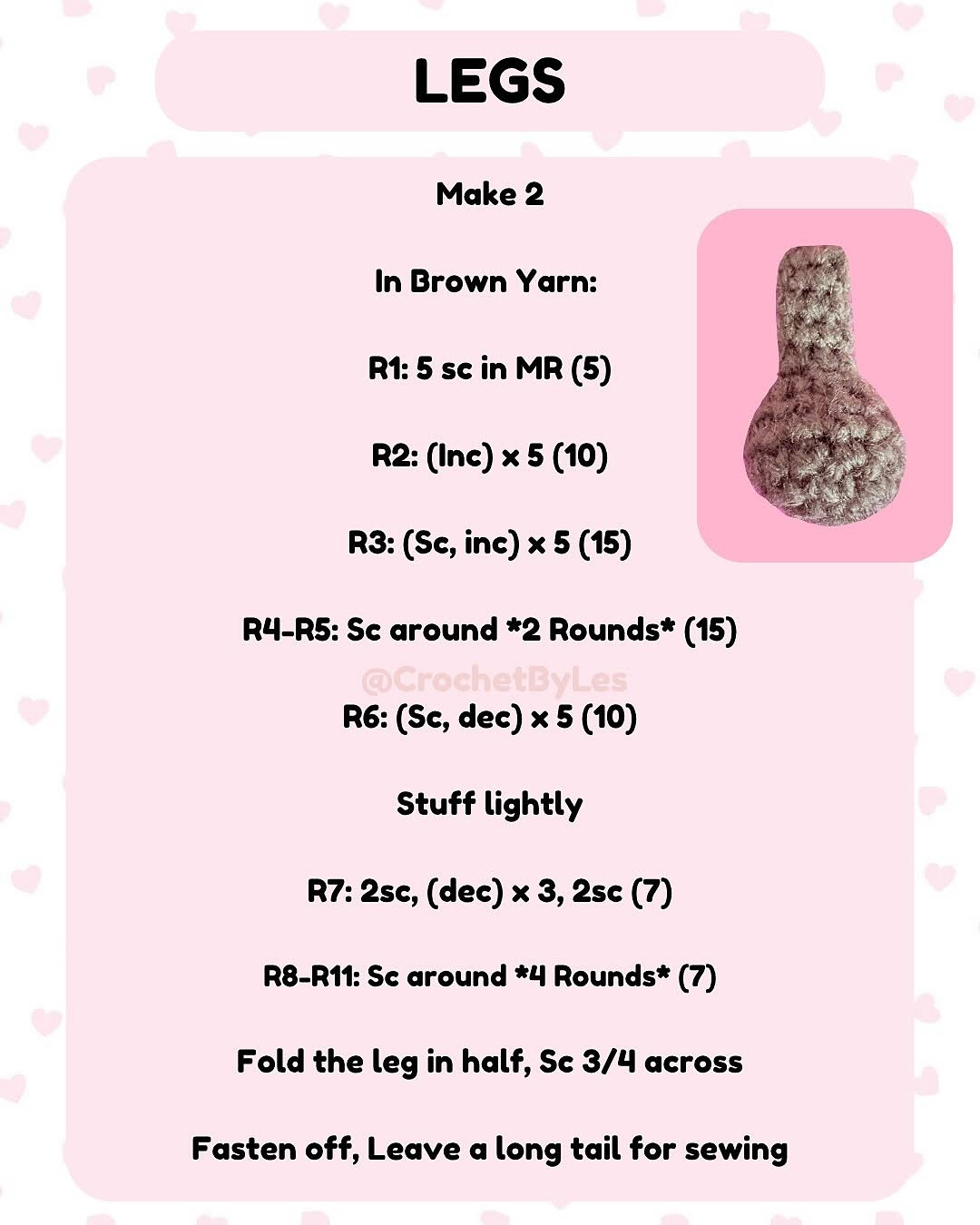 Crochet Pattern for Cute Concha JellyCat Plushie