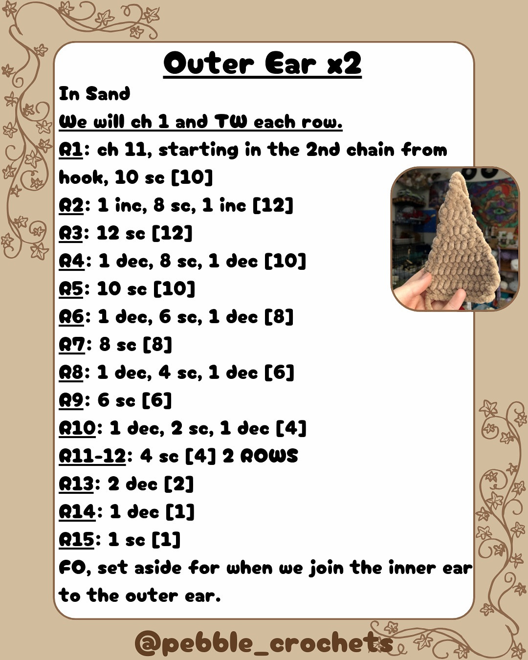 Crochet Pattern for Grumbly the Goblin - Free Download