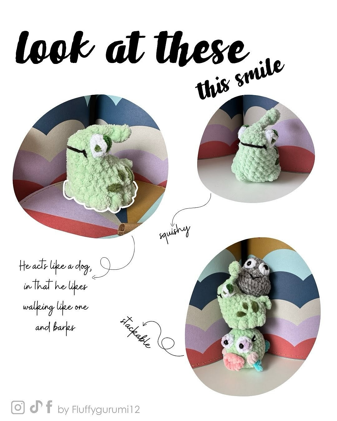 Crochet Pattern for Plankton's Pet Amoeba - Beginner Friendly