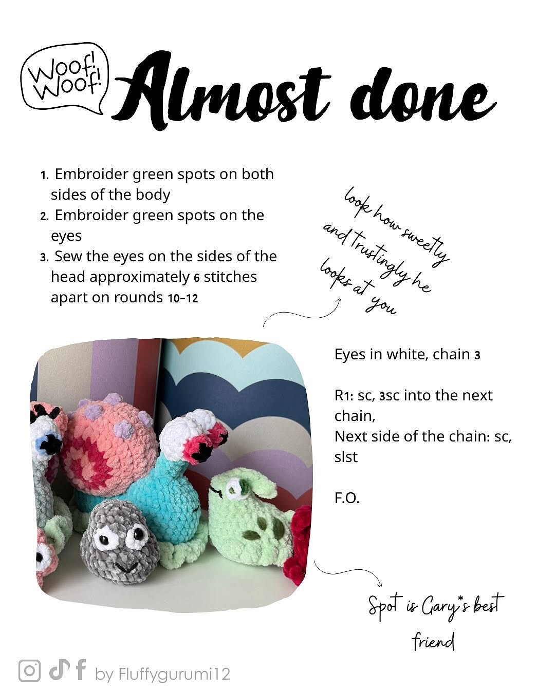 Crochet Pattern for Plankton's Pet Amoeba - Beginner Friendly