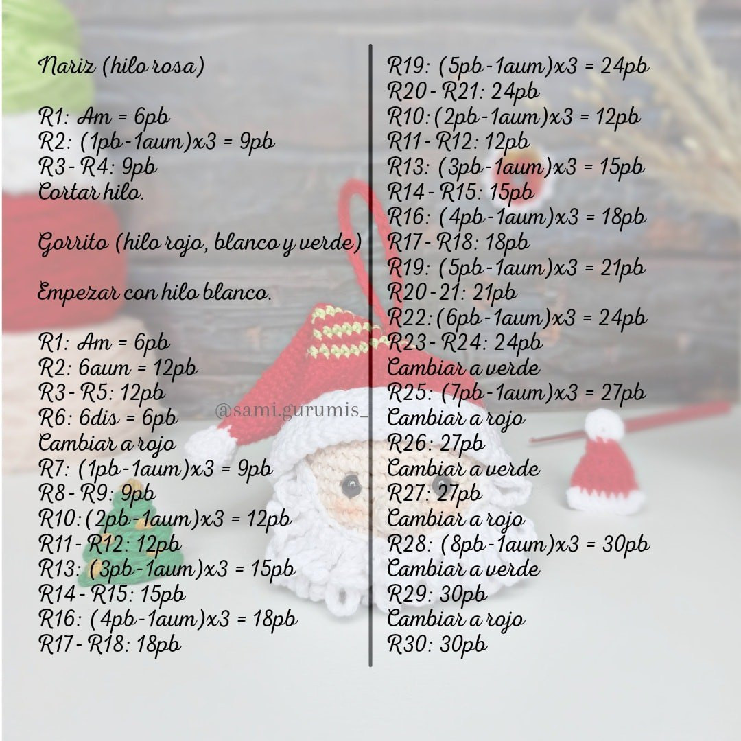 Crochet Pattern for Santa Claus Bauble - Free and Festive Design