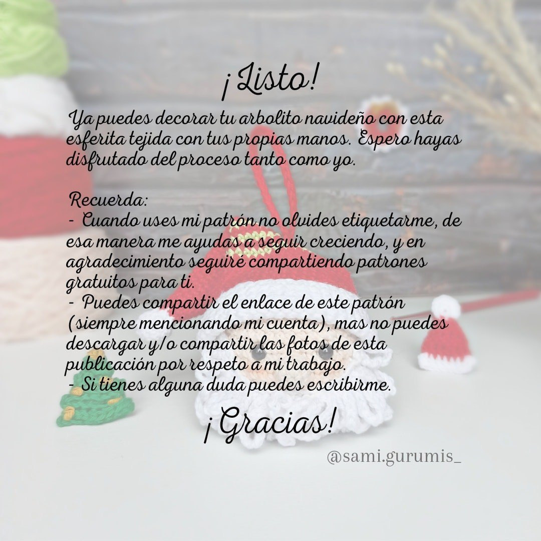 Crochet Pattern for Santa Claus Bauble - Free and Festive Design