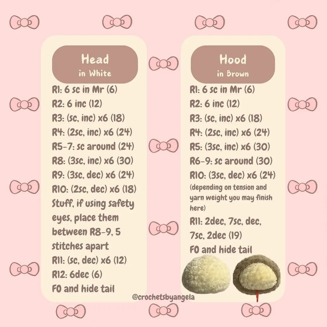 Crochet Pattern for Sleepy Sloth Hello Kitty Amigurumi