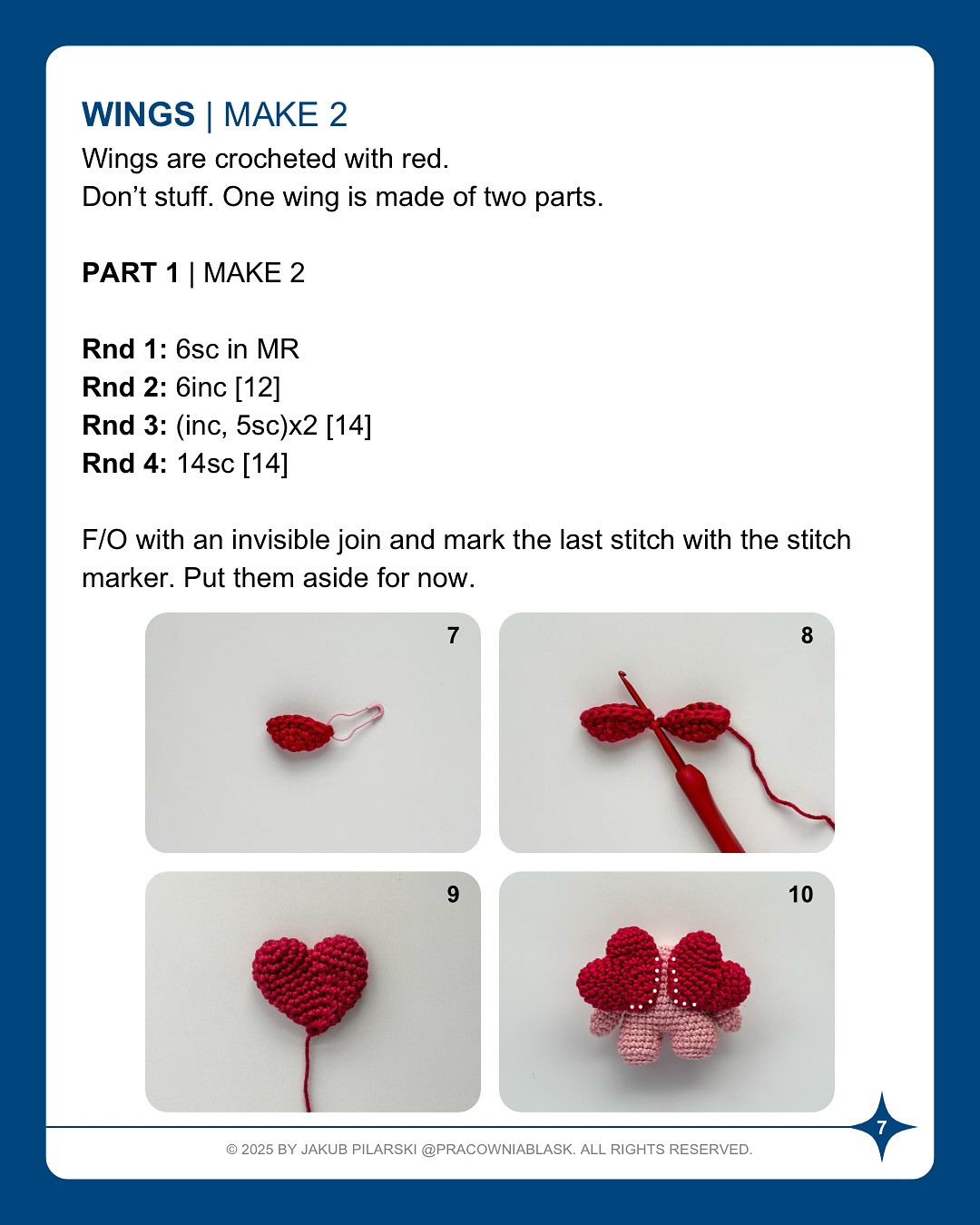 Crochet Pattern for Tiny Love Spirit Amigurumi