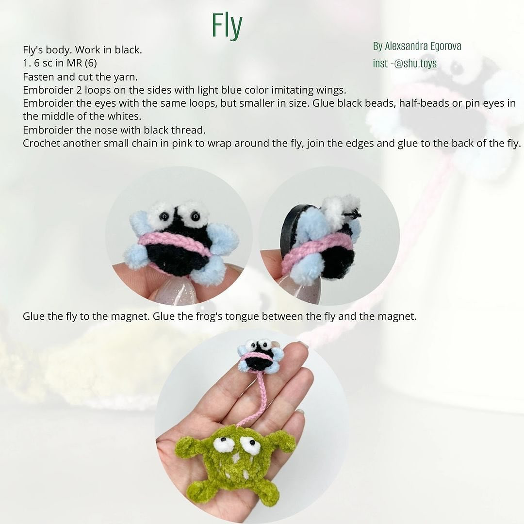 Crochet Pattern for Toad-Flycatcher: Fun and Easy DIY Project