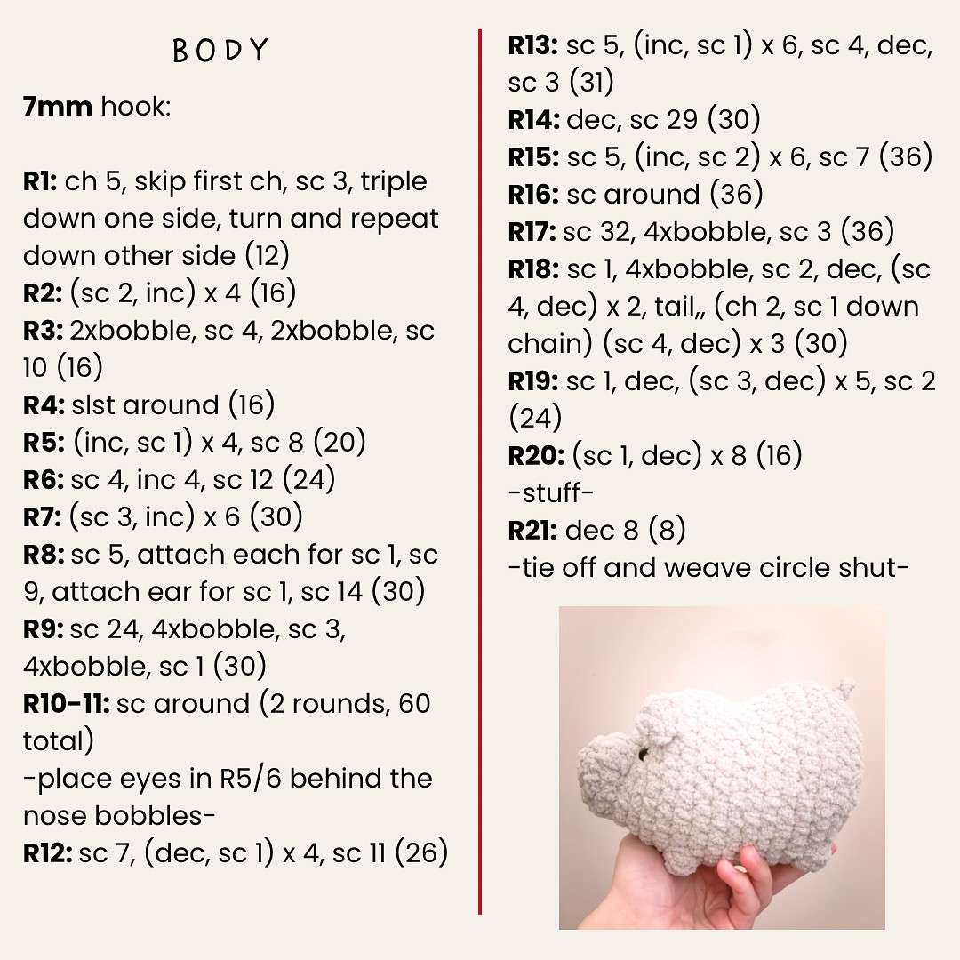 Crochet Pattern: Hix the Hippo Amigurumi for Beginners