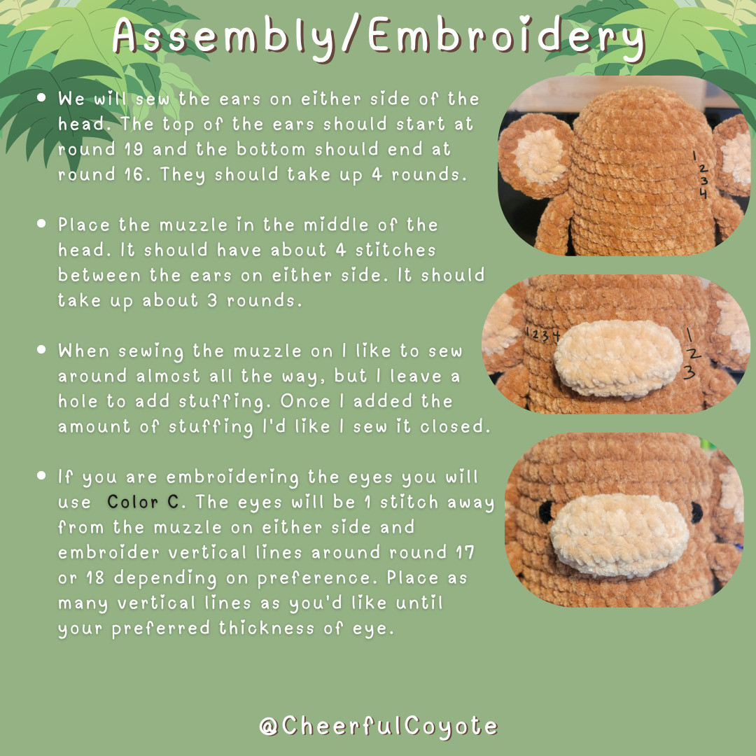 Crochet Pattern: Tator the Monkey - Easy and Fun Project