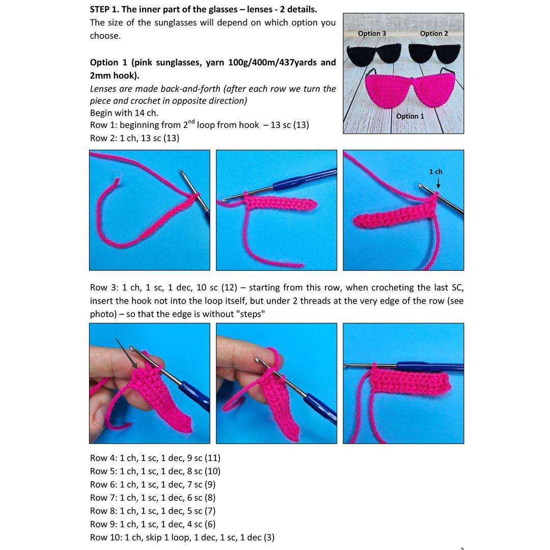 Crochet Pineapple Plushies with Sunglasses: Free Pattern Available