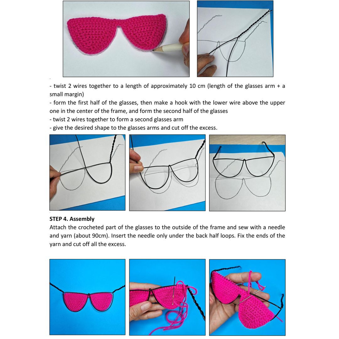 Crochet Pineapple Plushies with Sunglasses: Free Pattern Available