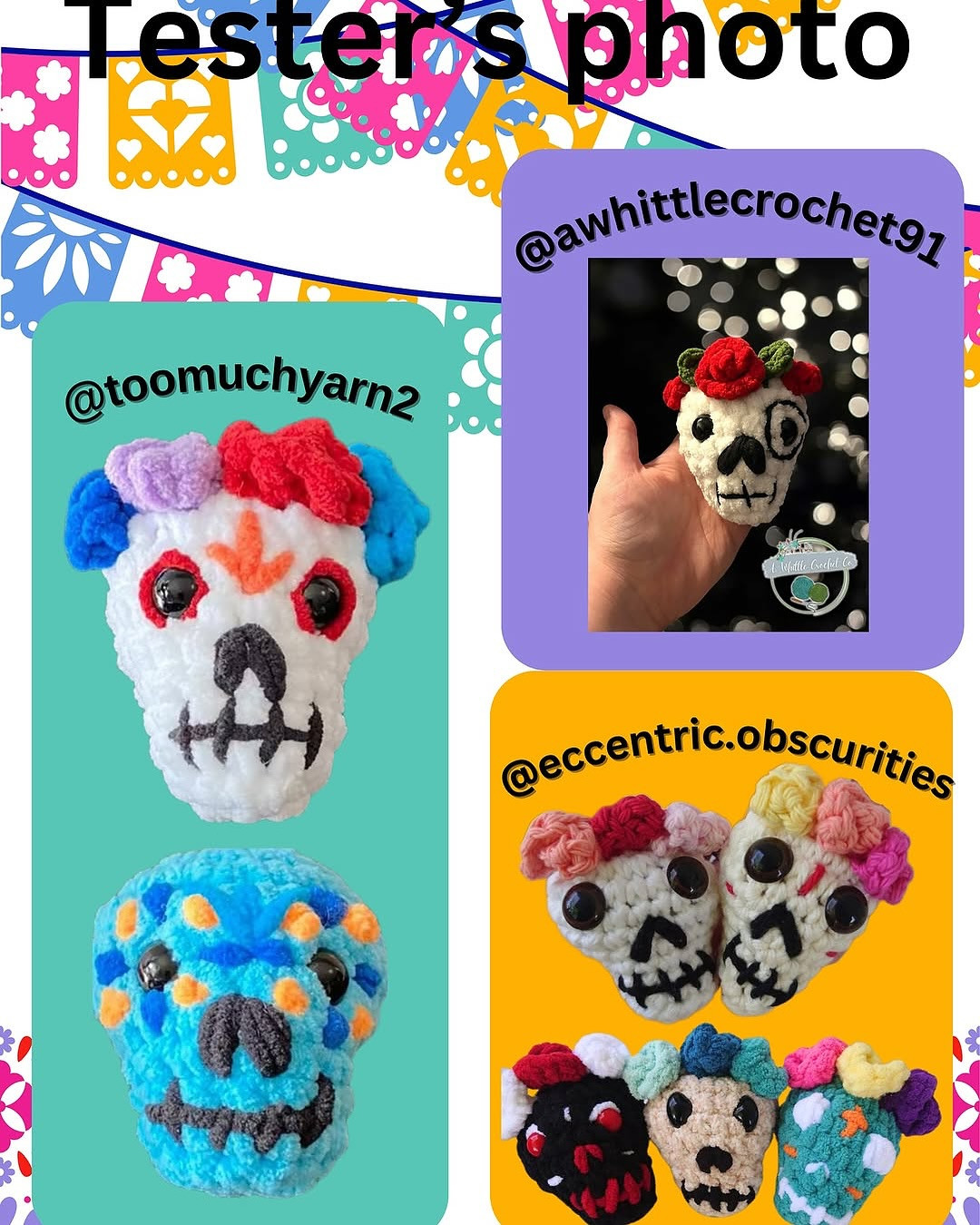 Crochet Sugar Skull Patterns for Día de Muertos Celebration