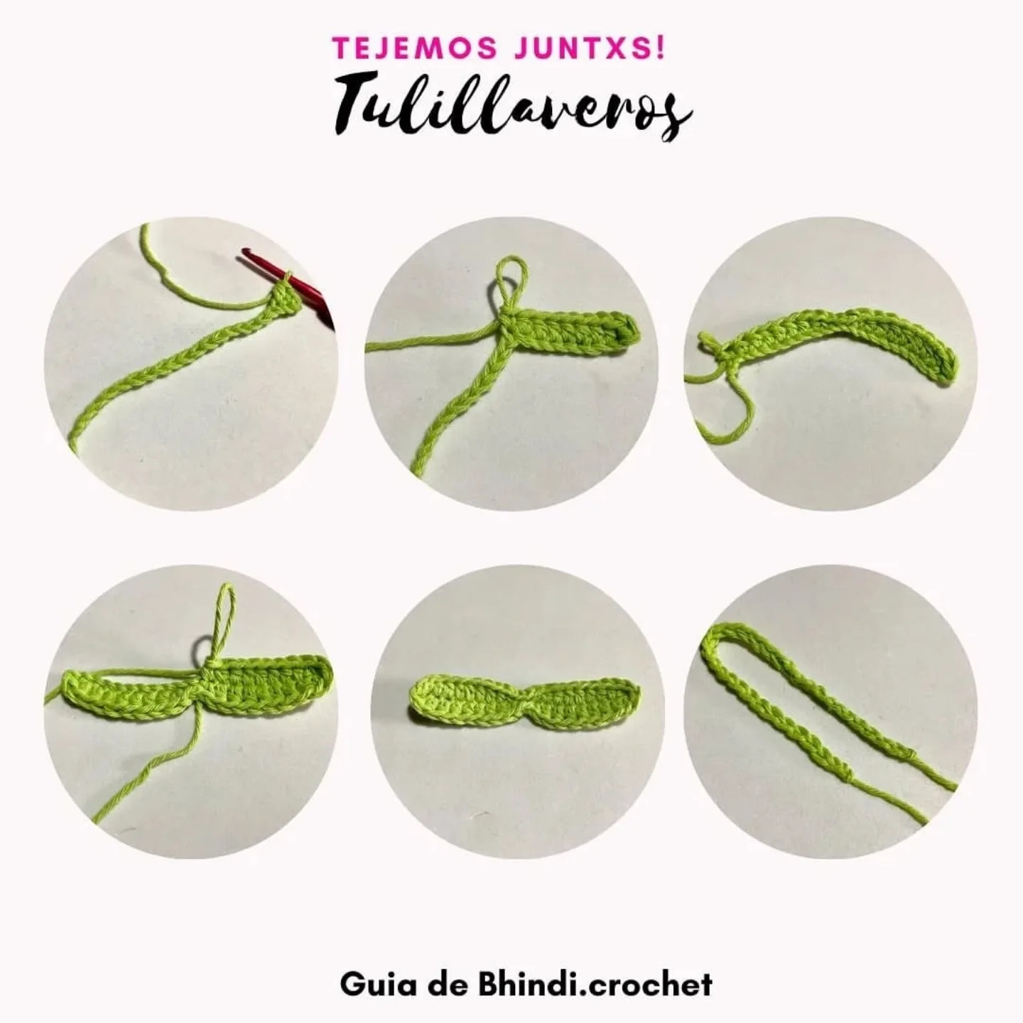 Crochet Tulip Keychain Free Pattern for Beginners