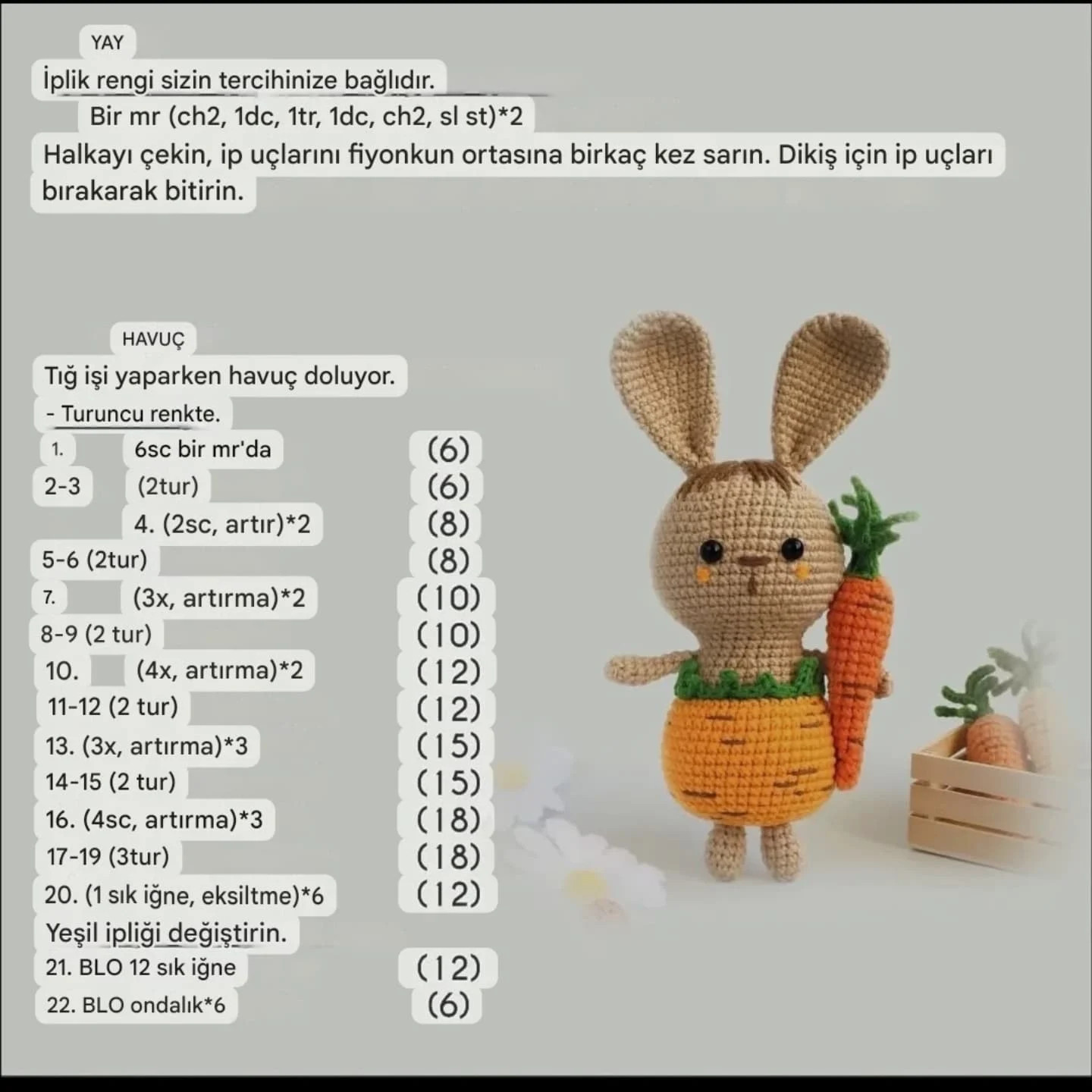 Crochet Your Own Adorable Bunny in Carrot Pants Pattern