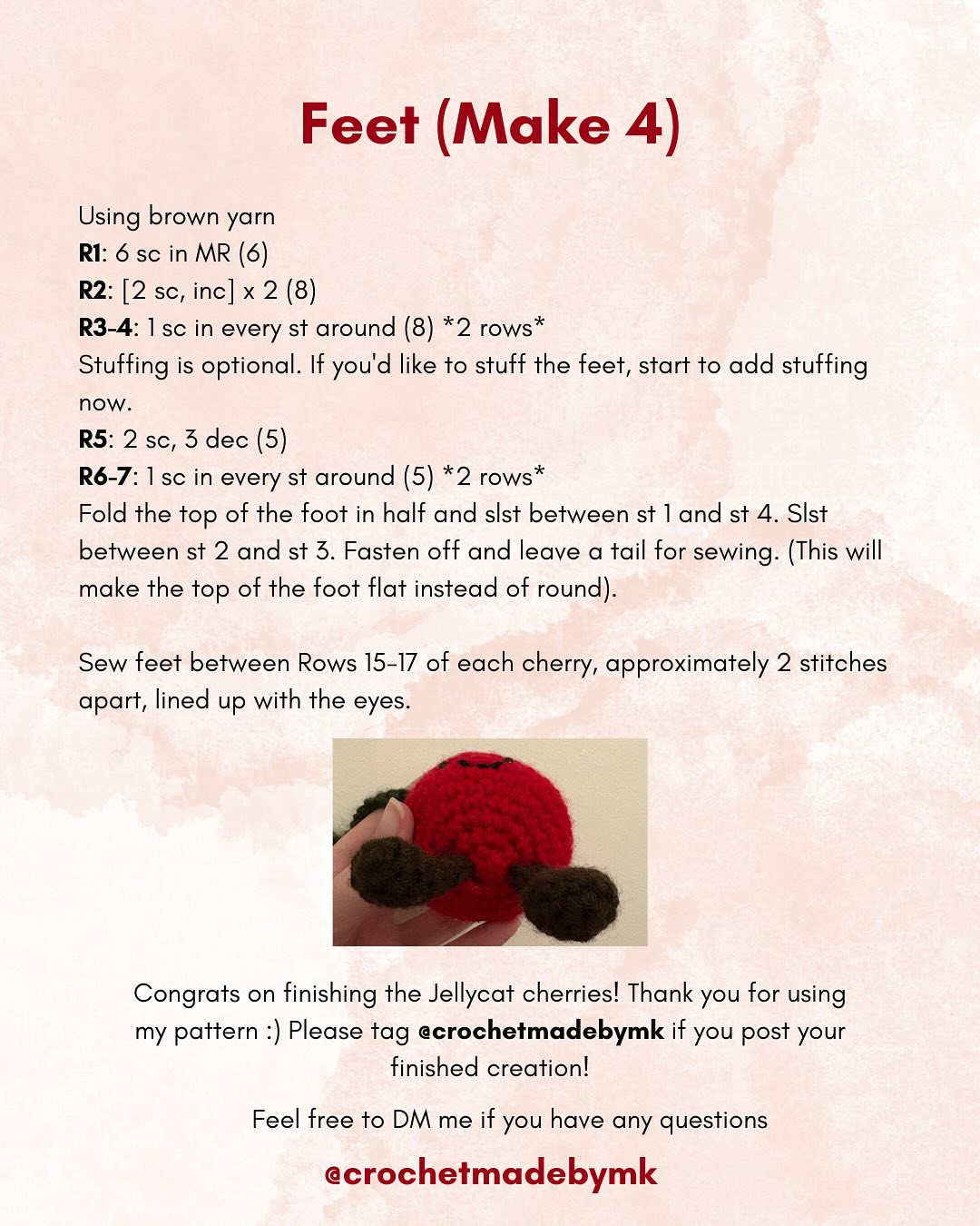 Crochet Your Own Adorable Jellycat Cherries with This Free Pattern