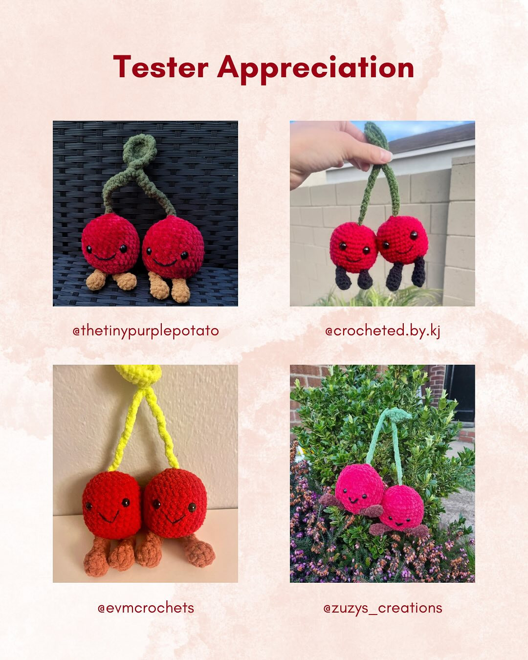 Crochet Your Own Adorable Jellycat Cherries with This Free Pattern