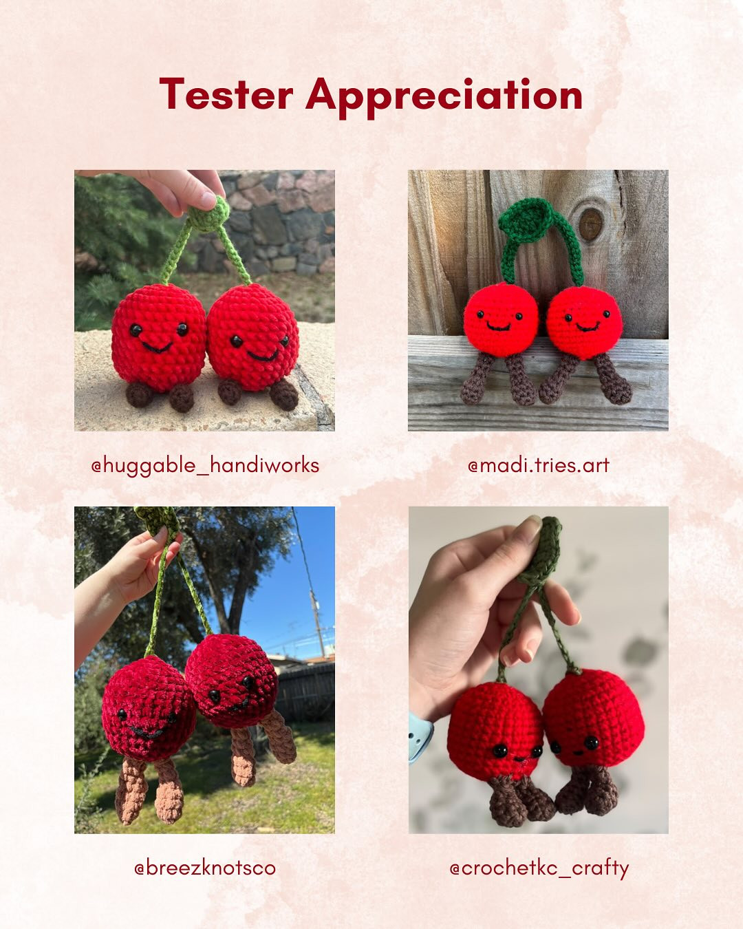 Crochet Your Own Adorable Jellycat Cherries with This Free Pattern