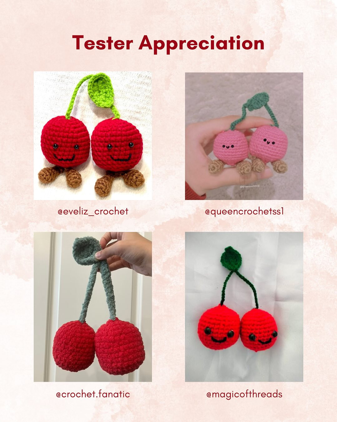 Crochet Your Own Adorable Jellycat Cherries with This Free Pattern