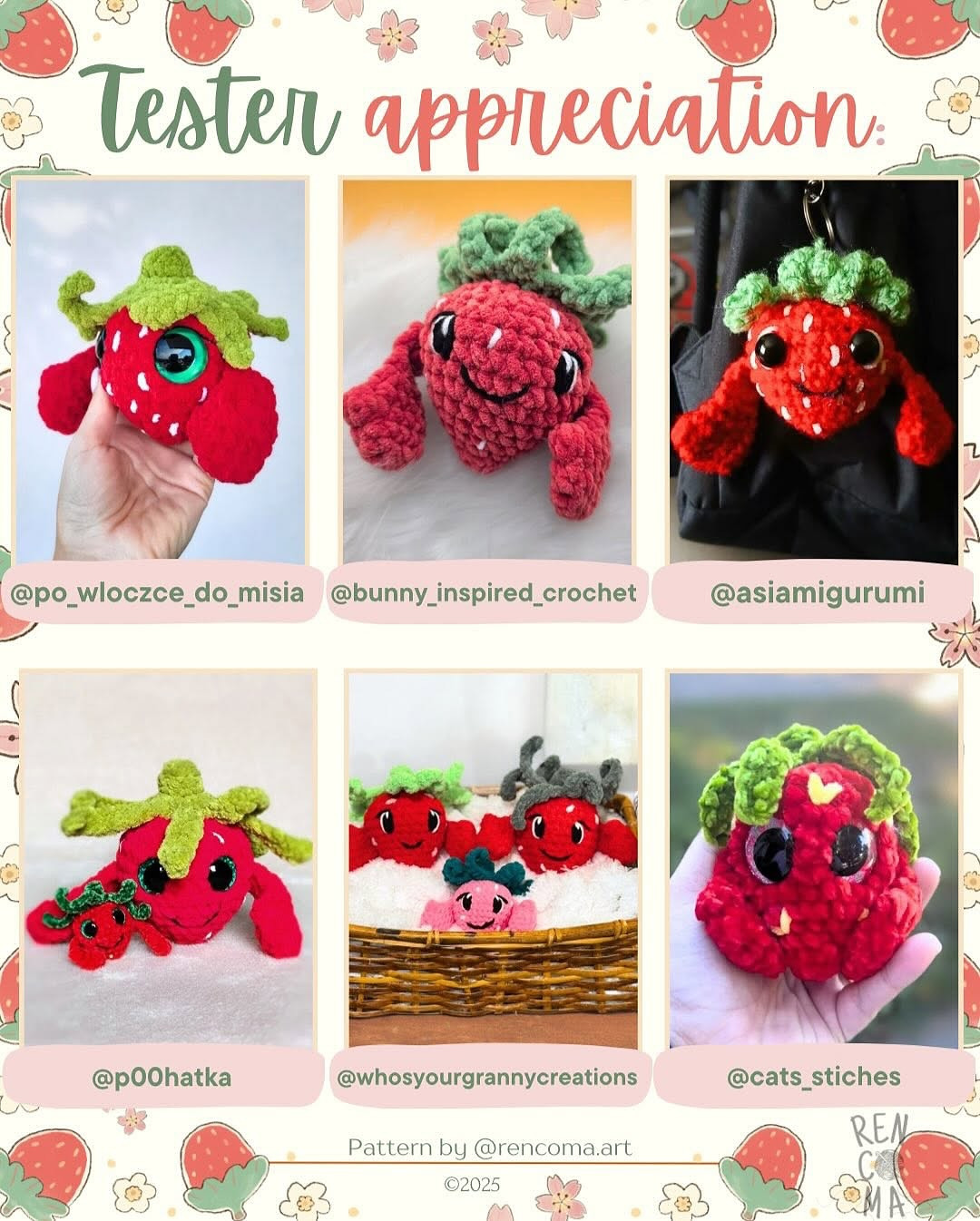 Crochet Your Own Adorable Strawberry Friend with Free Pattern