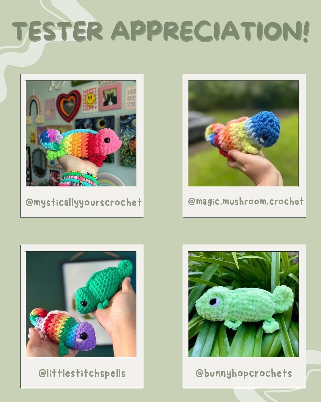Crochet Your Own Carmie the Chameleon with Free Pattern