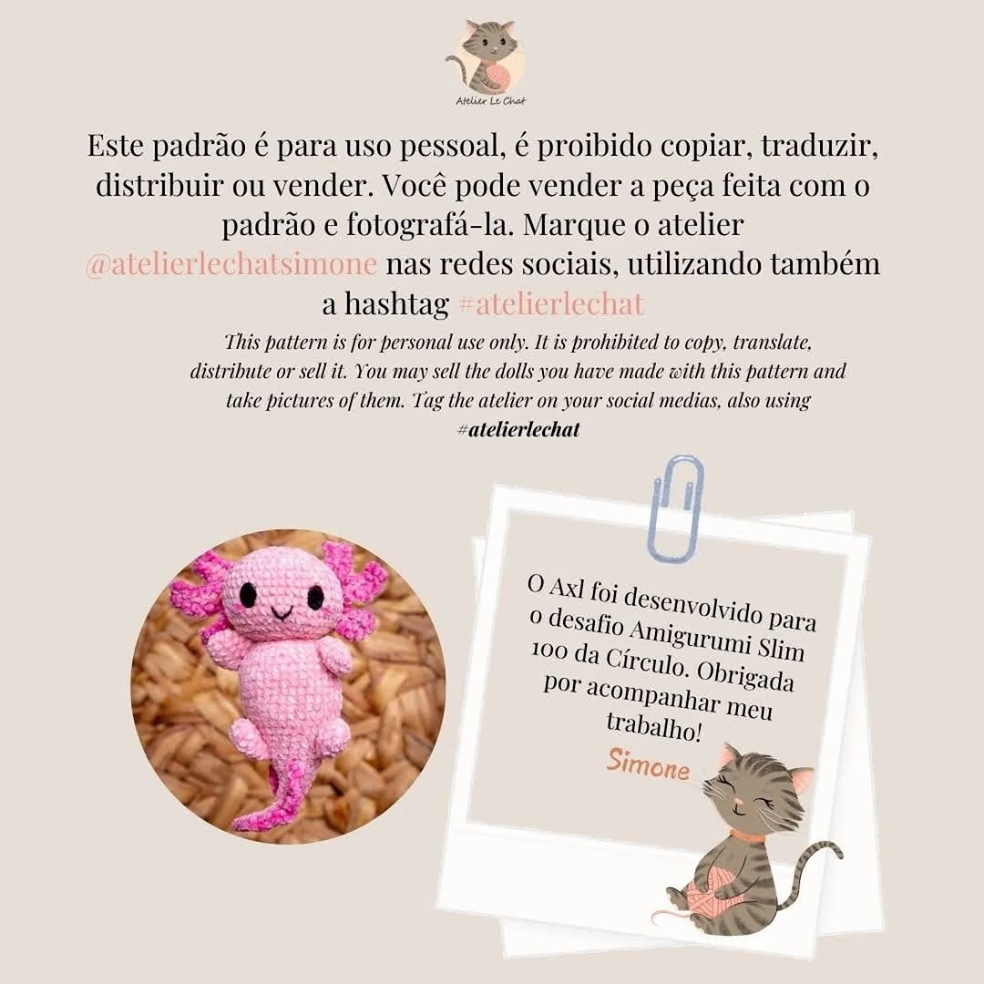 Crochet Your Own Cute Axolotl with Free Pattern Guide