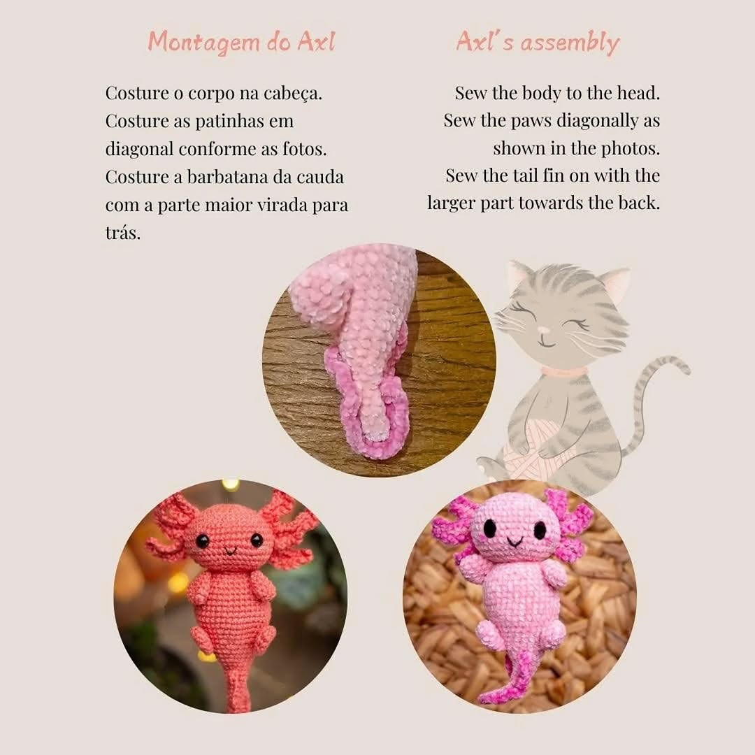 Crochet Your Own Cute Axolotl with Free Pattern Guide