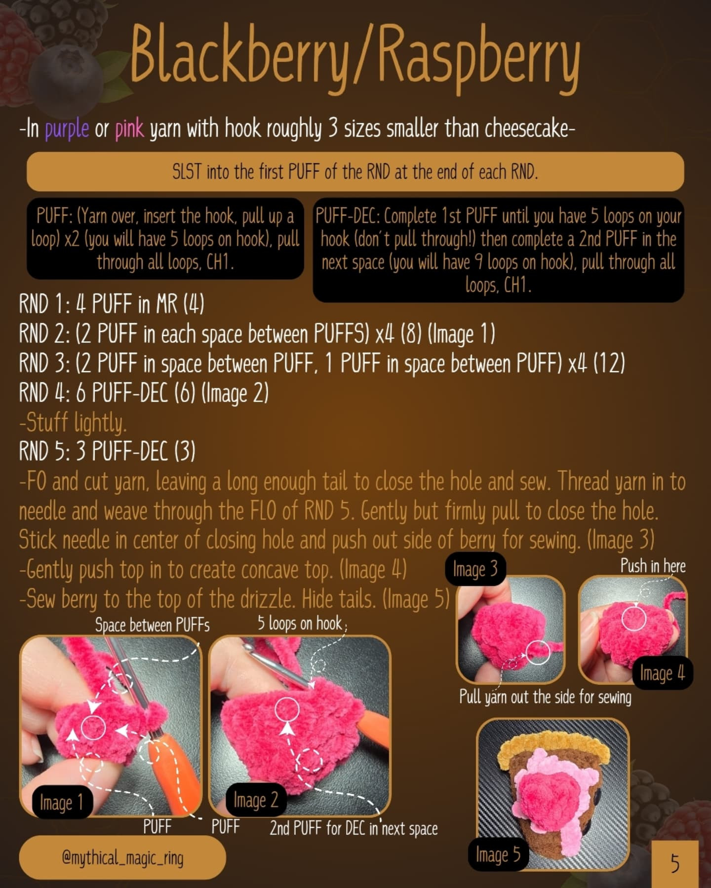 Crochet Your Own Cute Cheesecake Slice With This Free Pattern