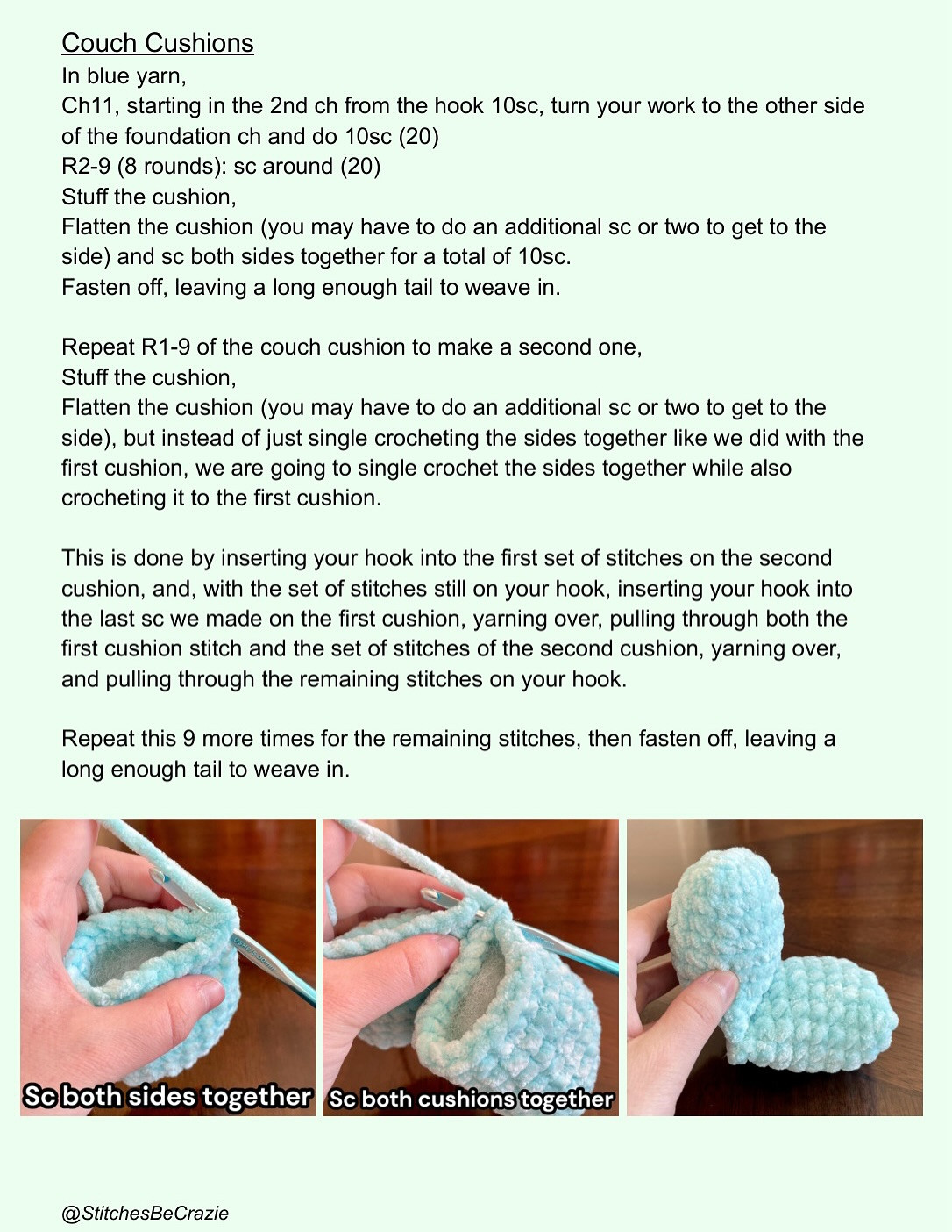 Crochet Your Own Cute Couch Potato Amigurumi Toy