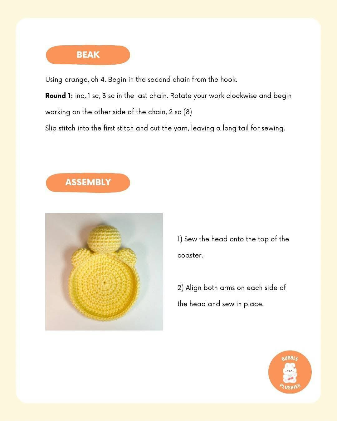 Crochet Your Own Cute Duck Coasters with Free Pattern