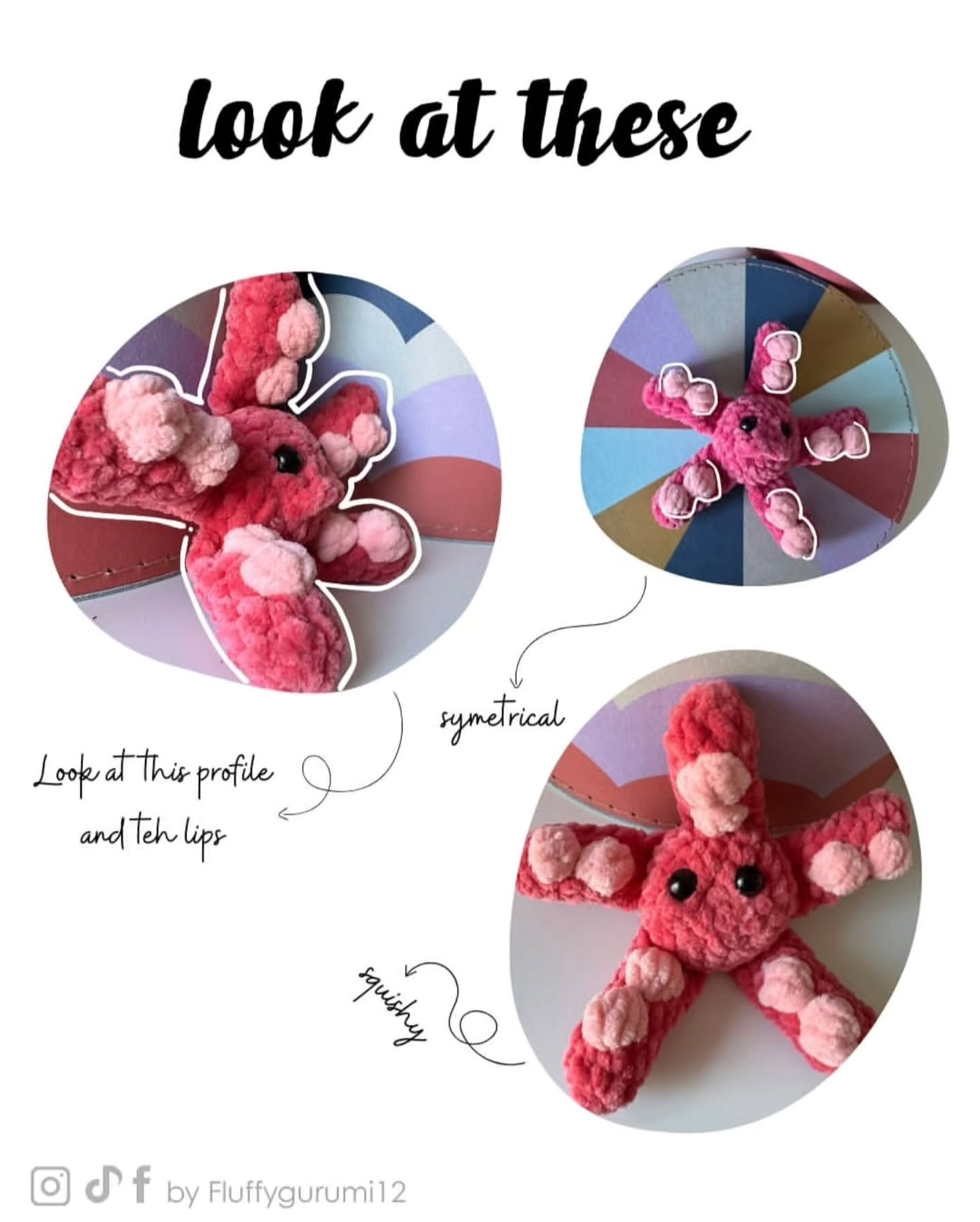 Crochet Your Own Cute Grumpy Starfish Plushie Pattern