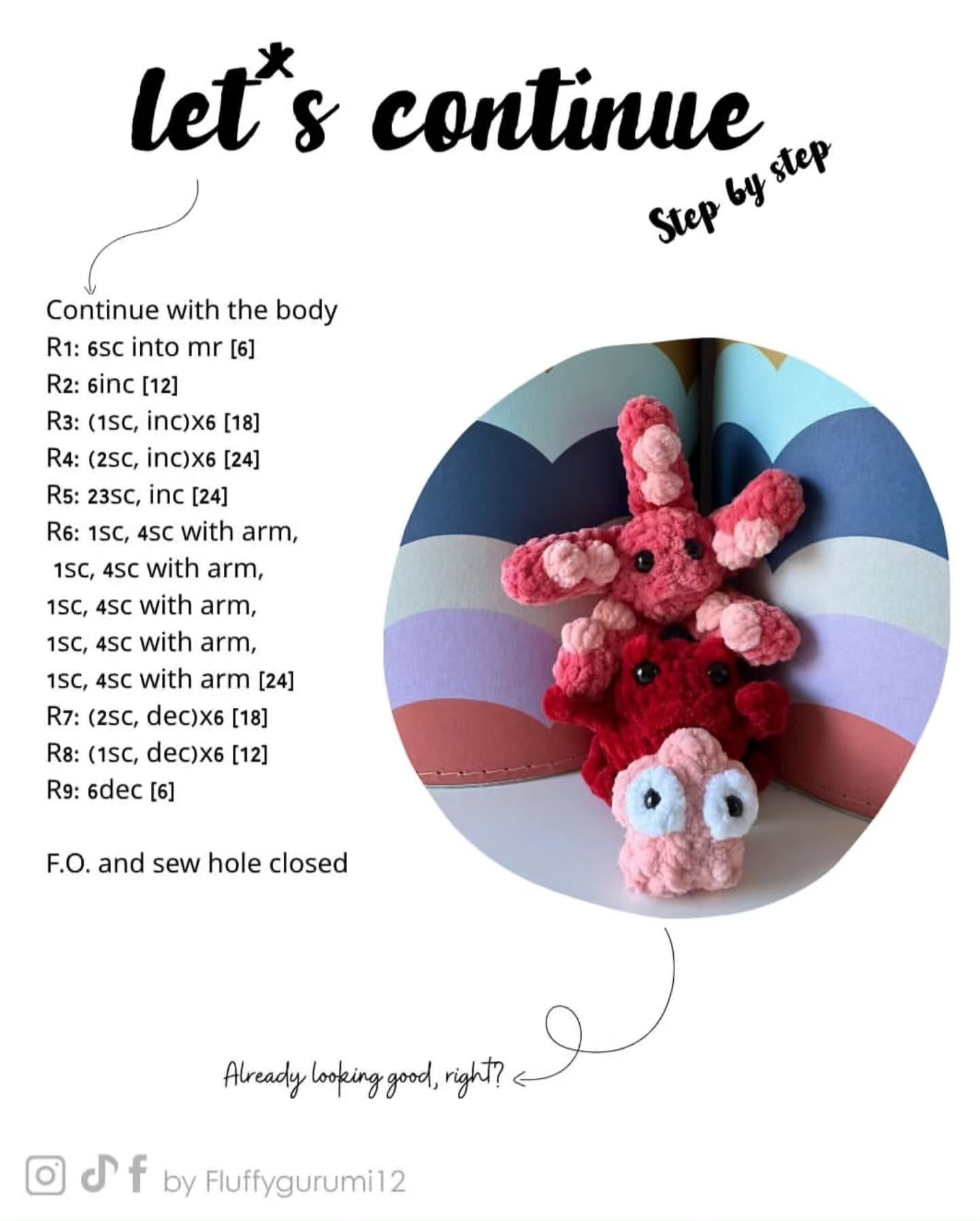 Crochet Your Own Cute Grumpy Starfish Plushie Pattern