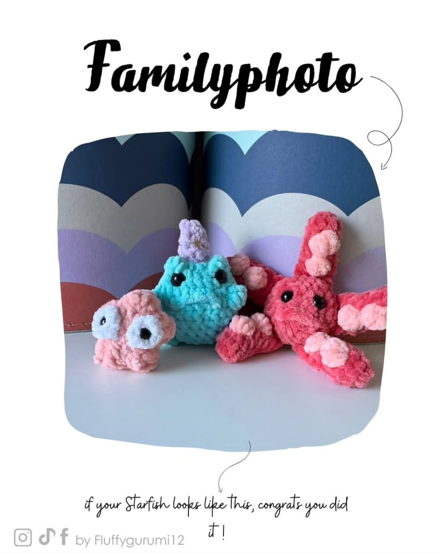 Crochet Your Own Cute Grumpy Starfish Plushie Pattern