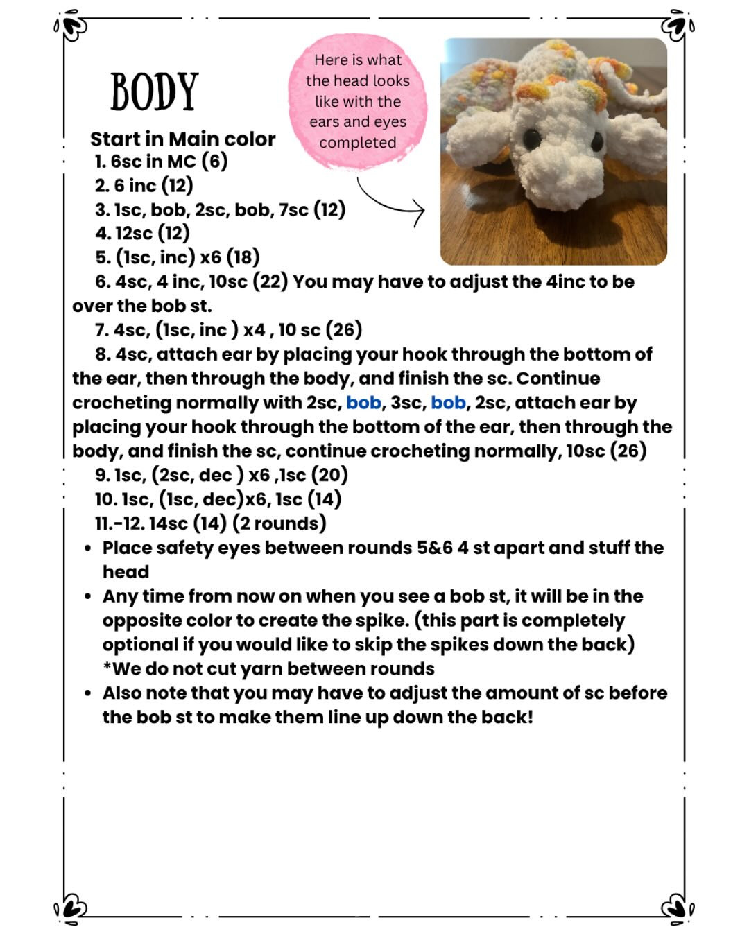 Crochet Your Own Daphne the Dragon with This Free Pattern