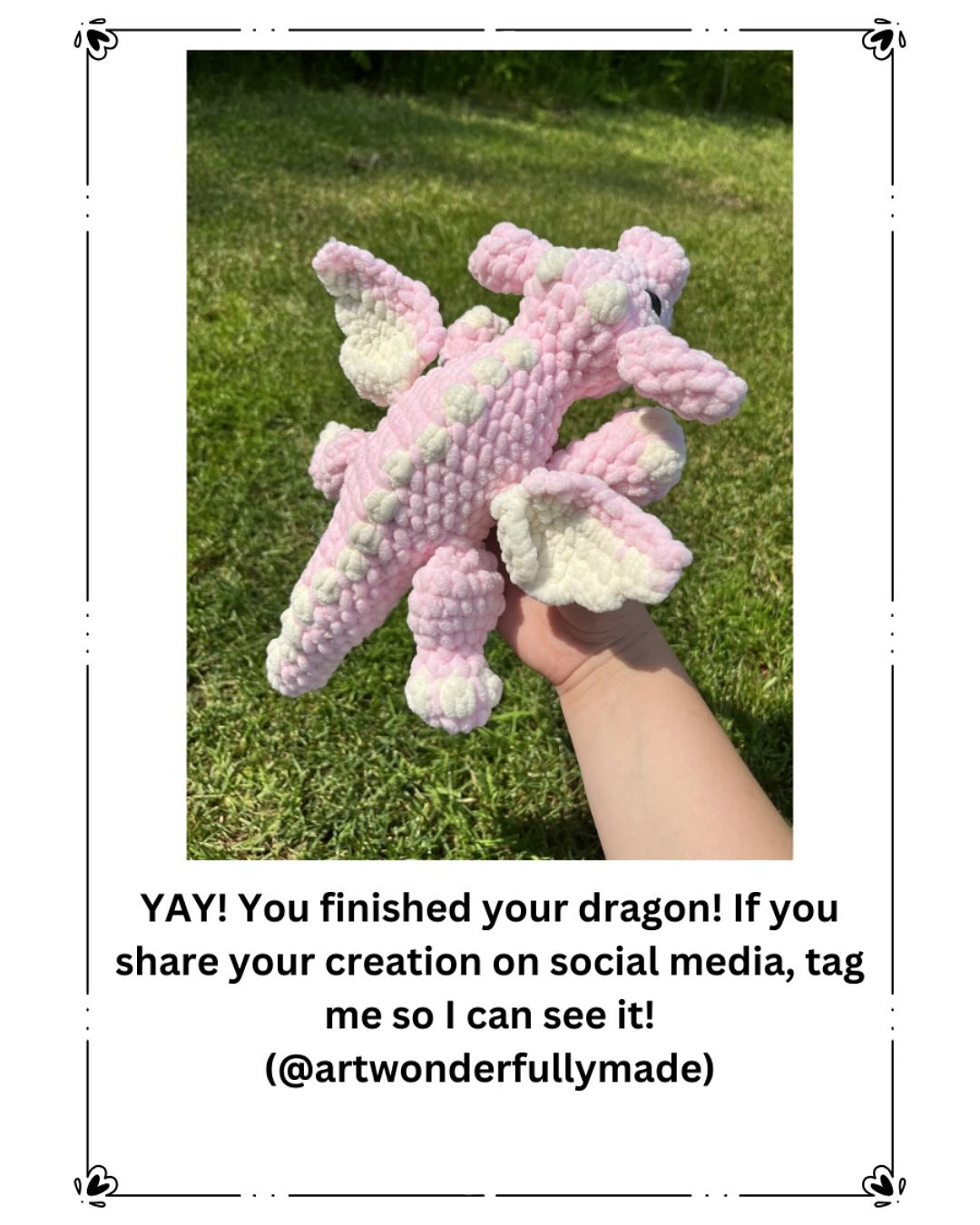 Crochet Your Own Daphne the Dragon with This Free Pattern