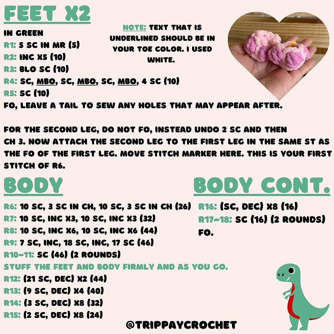 Crochet Your Own Dino-Mite with This Free Pattern