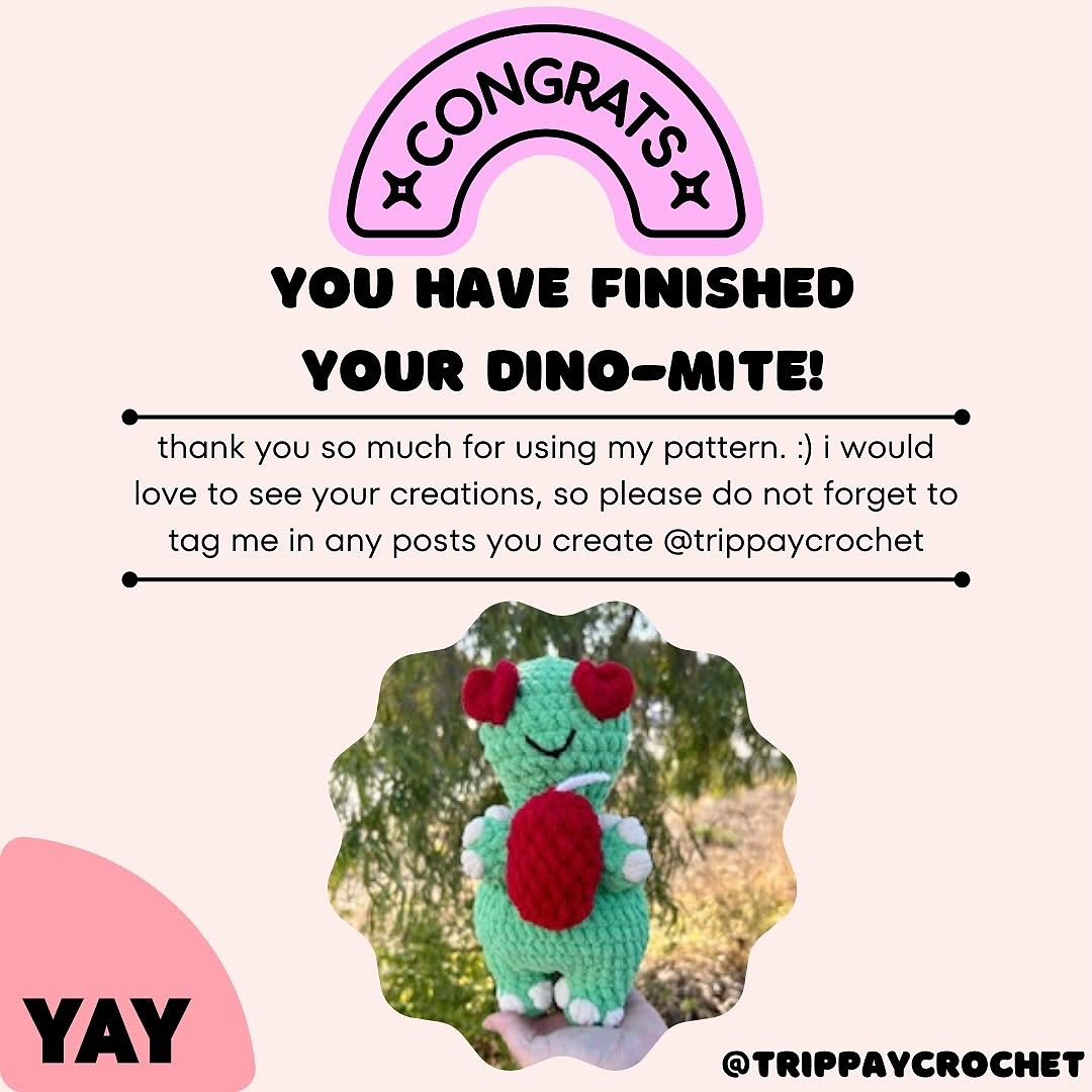 Crochet Your Own Dino-Mite with This Free Pattern