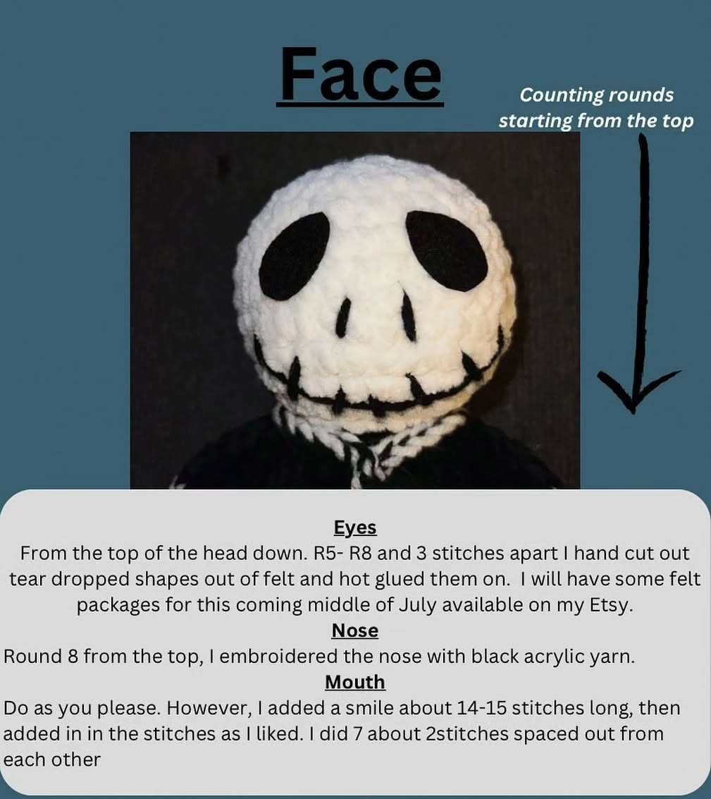 Crochet Your Own Jack Skellington with This Easy Pattern