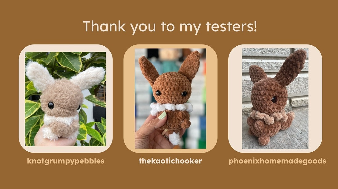 Crochet Your Own Lil Eevee with This Free Pattern