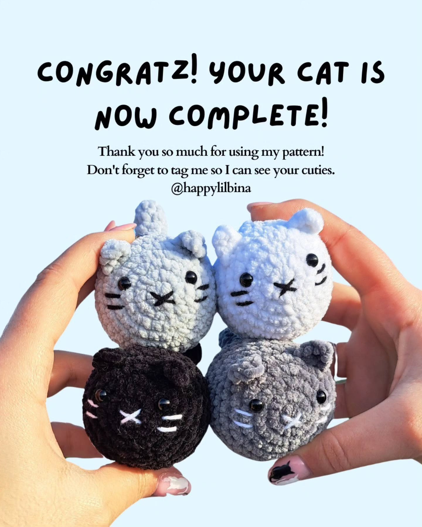 Crochet Your Own Mini Cat Loaf with This Free Pattern