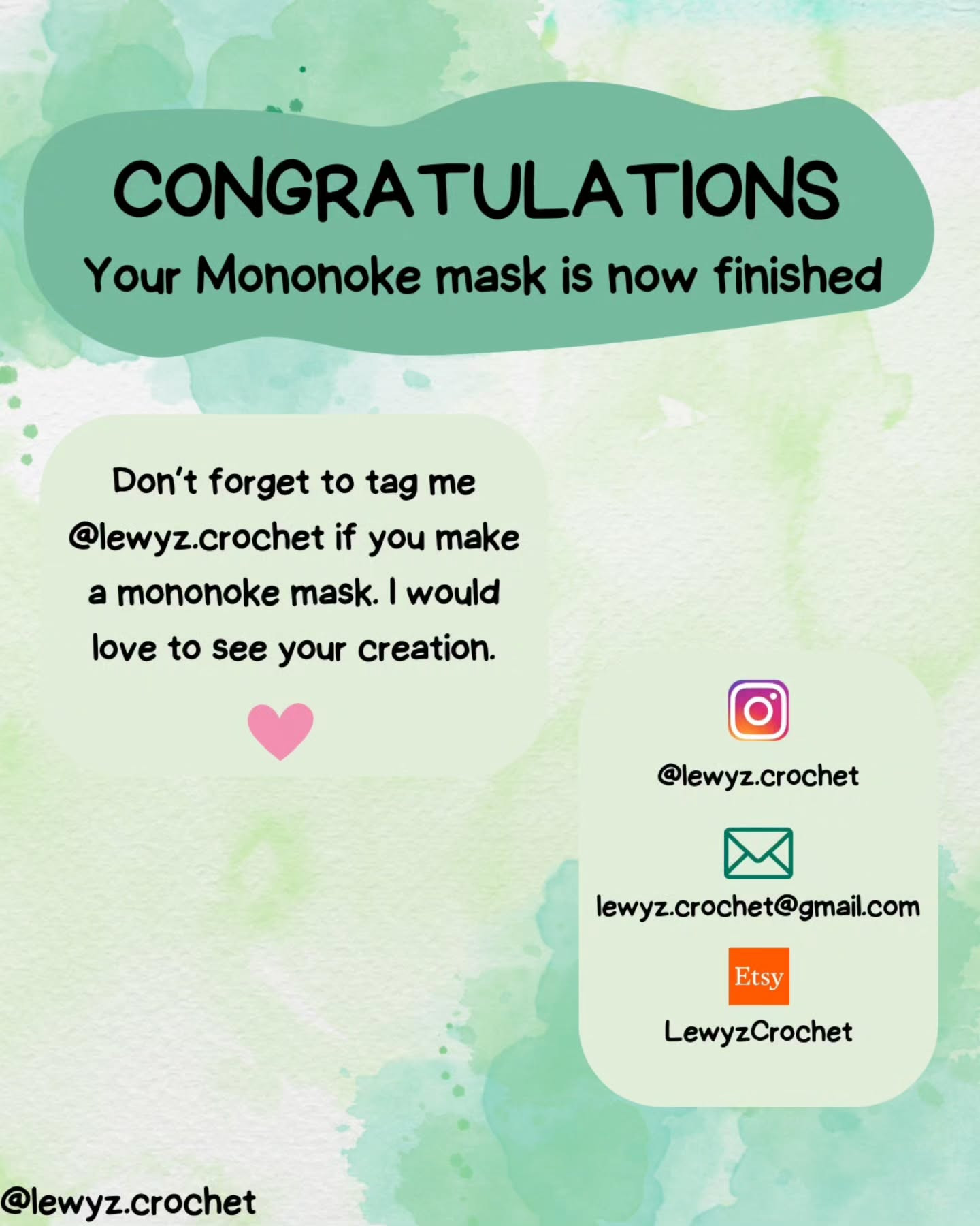 Crochet Your Own Mononoke Mask with This Free Pattern