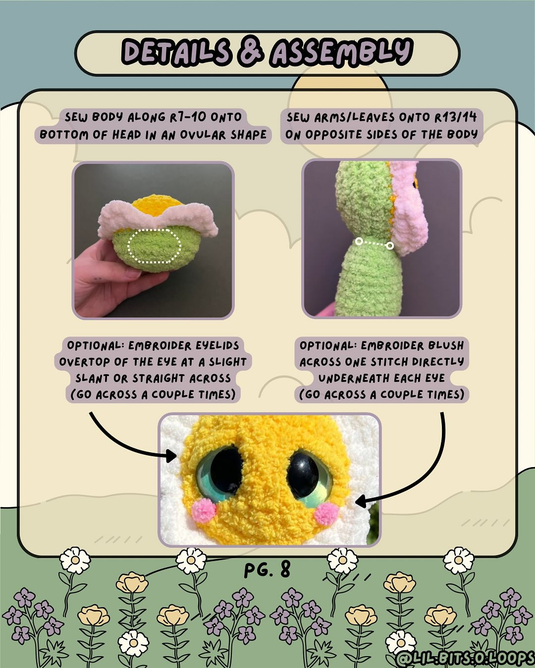 Crochet Your Own Wilton the Wildflower: Free Intermediate Pattern