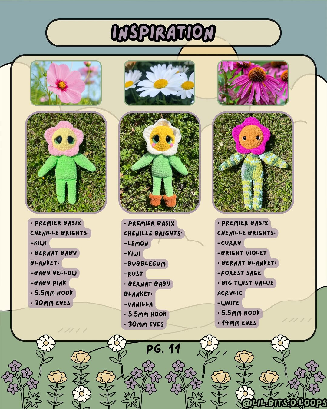 Crochet Your Own Wilton the Wildflower: Free Intermediate Pattern