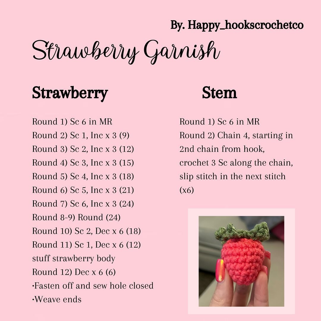 Cute Bubble Tea Amigurumi Crochet Pattern Free Download