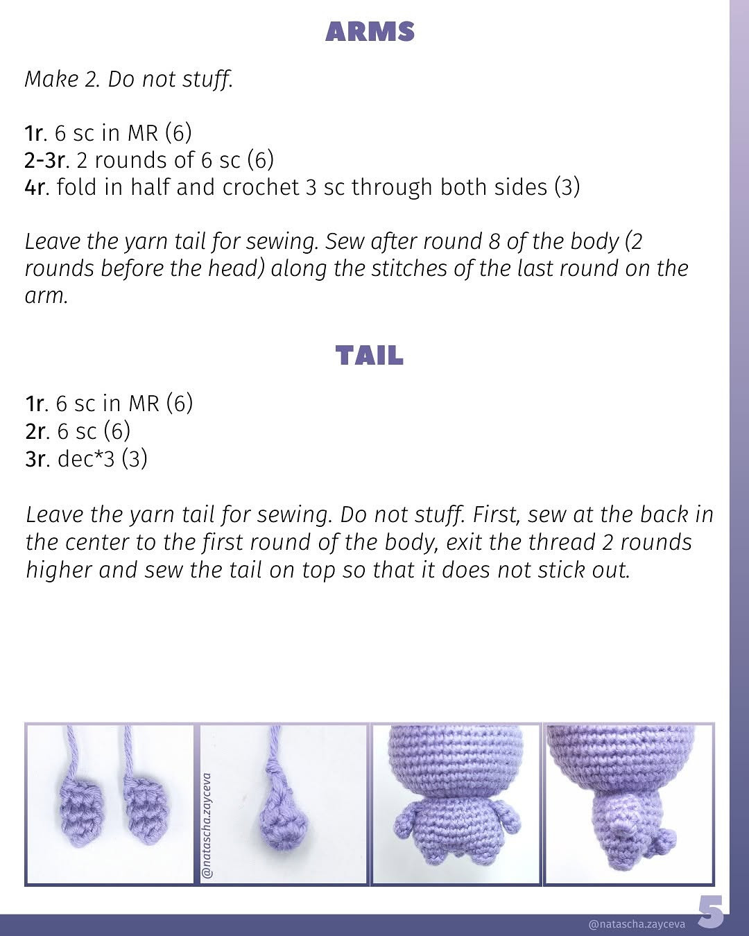 Cute Crochet Bunny Keychain Free Pattern for Beginners