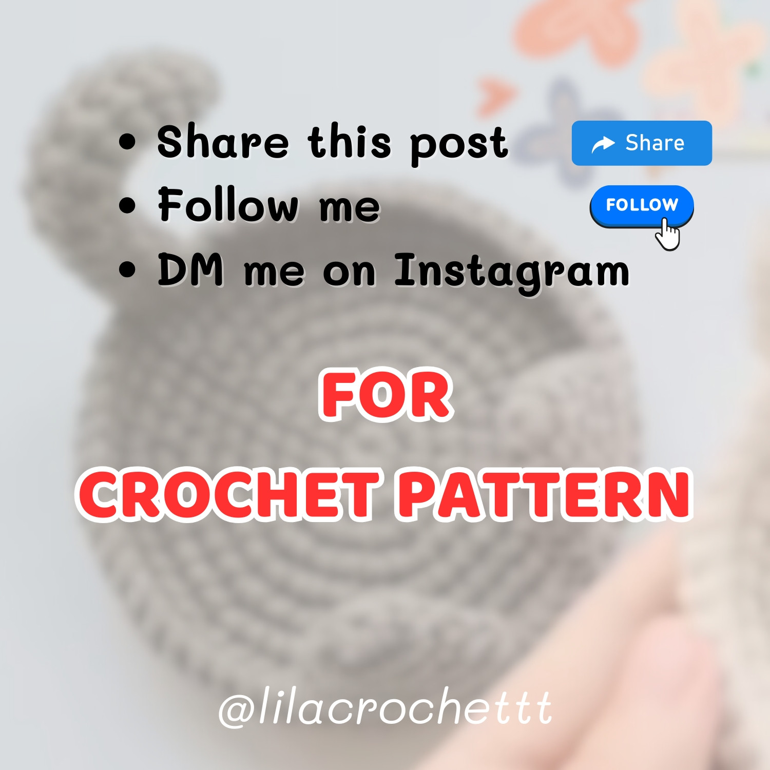 Cute Crochet Coaster Cat Pattern for Beginners
