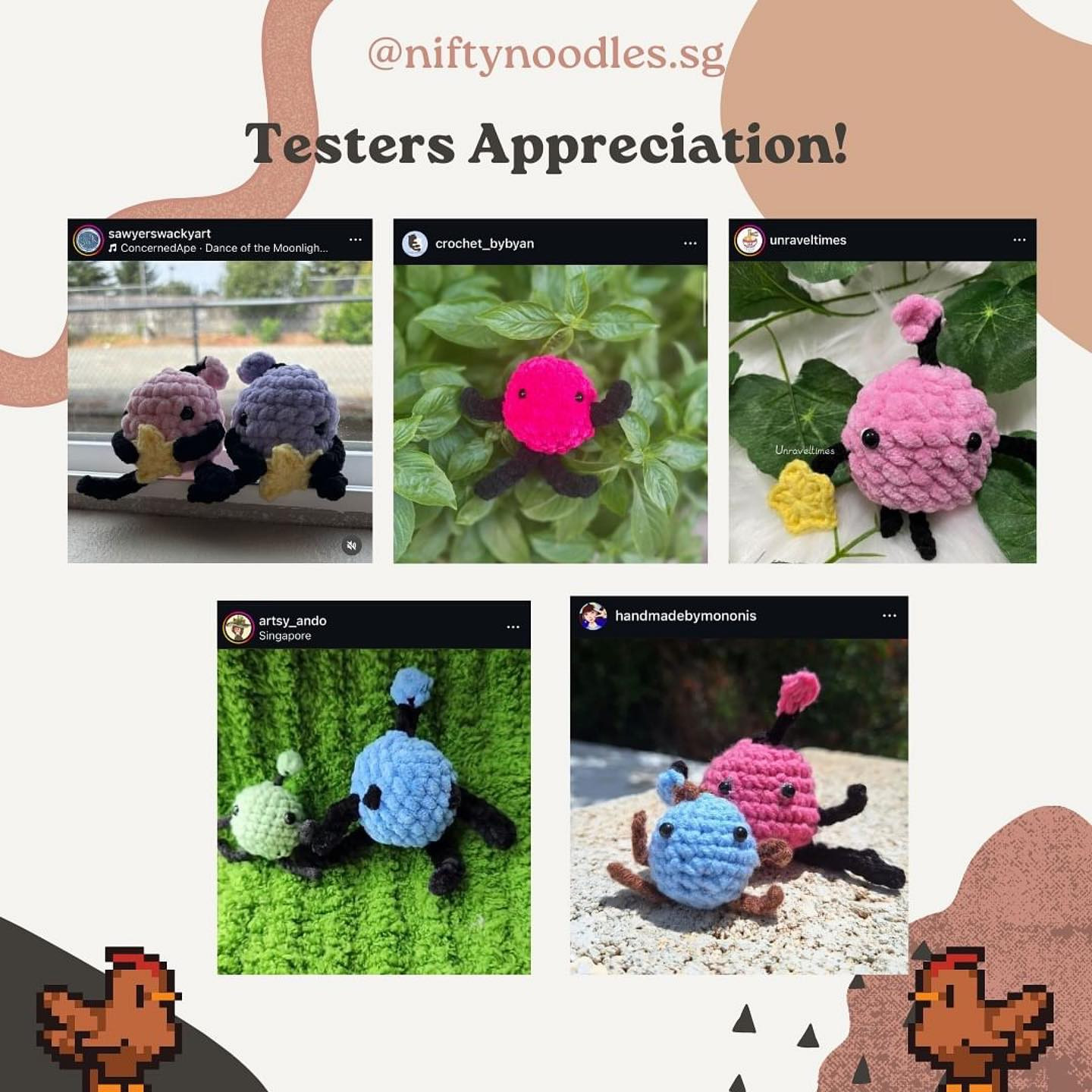 Cute Crochet Creature to Share with Your Friends