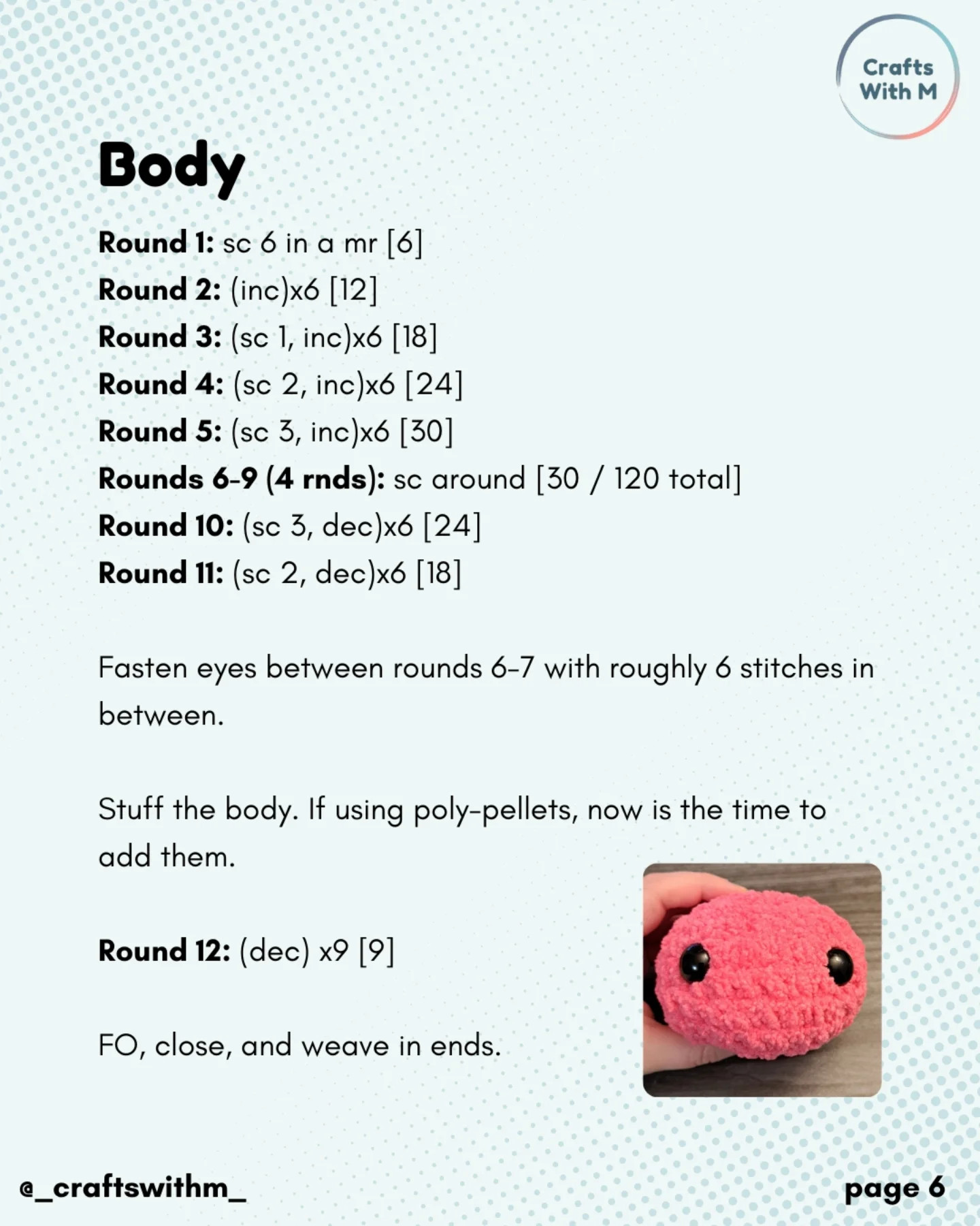 Cute Crochet Desk Blobs: Free Pattern for Beginners