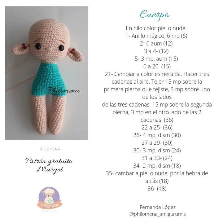 Cute Crochet Doll Pattern for Beginners