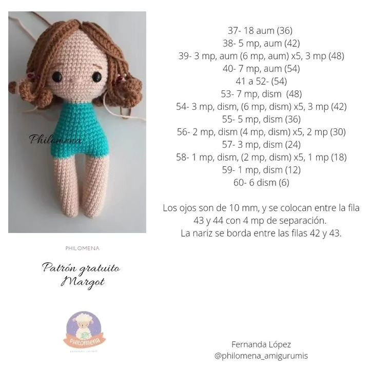 Cute Crochet Doll Pattern for Beginners